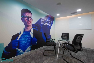 On one of the walls you will see a great motto: “Are you ready for the big change?“