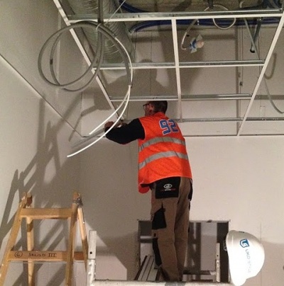 We are installing suspended ceilings above the arctic circle